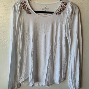 Long sleeve soft and sexy shirt